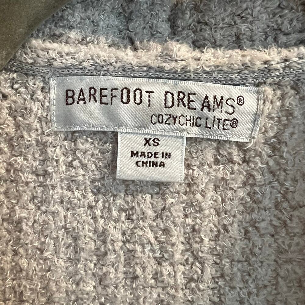 Barefoot Dreams CozyChic Lite Open Drape Front Cardigan Sweater Size XS - Picture 3 of 5